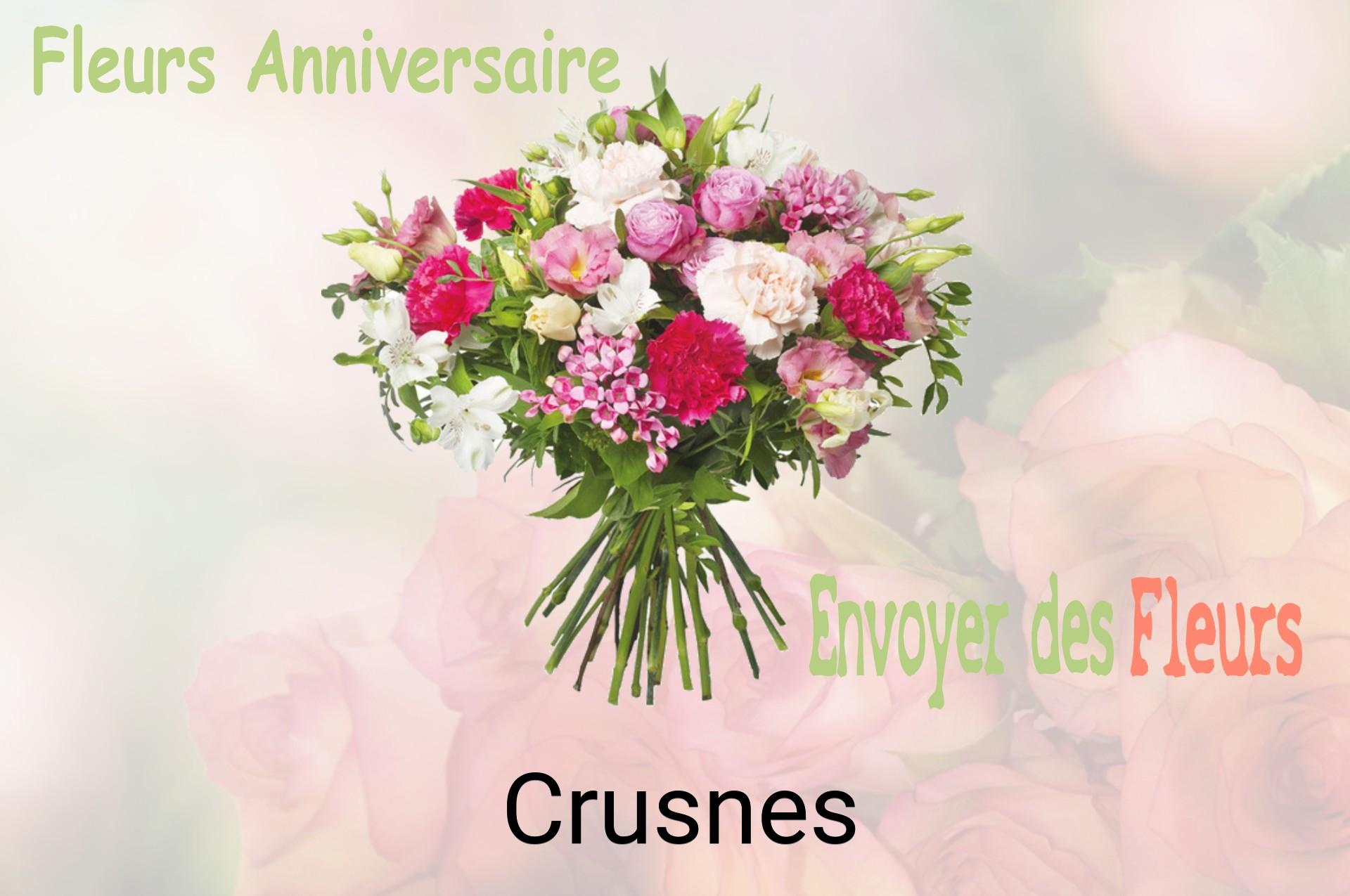 Bouquet de fleurs d’anniversaire livré à Crusnes