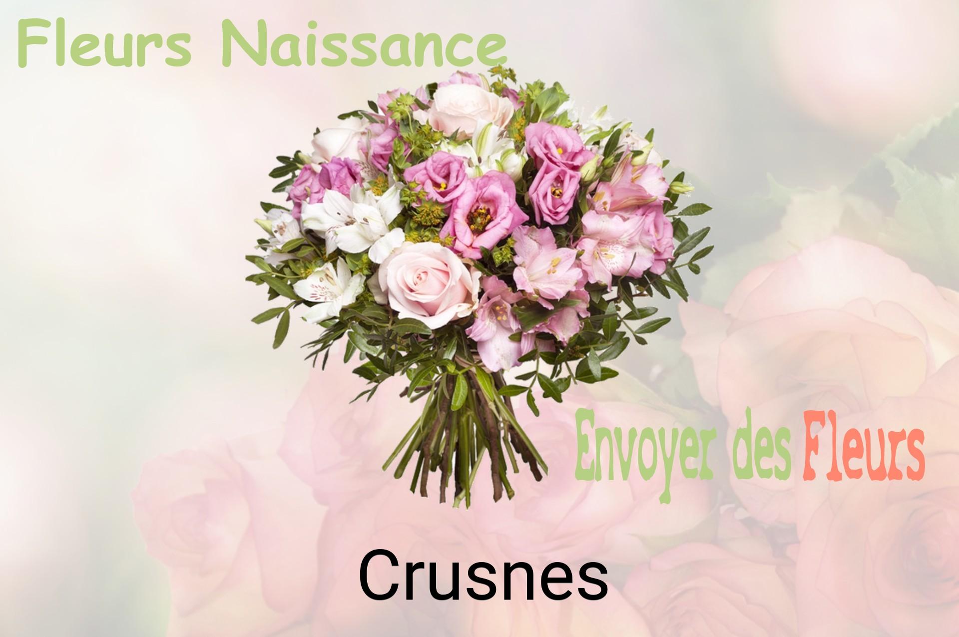 Bouquet de fleurs de naissance livré à Crusnes